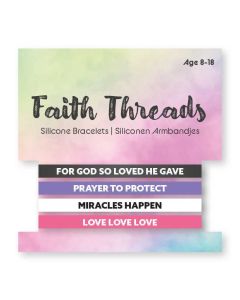 Faith Threads - Silicone Wristband - 4 color designs