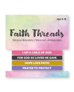 Faith Threads - Silicone Wristband - 4 color designs