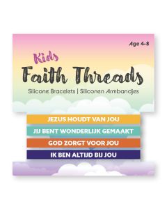 Faith Threads - Silicone Wristband - 4 color designs