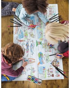 Giant Bible Coloring Page English | 100 x 61cm