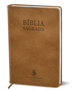 Portuguese Bible Flexcover Taupe