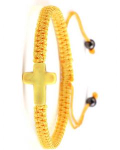 Bracelet Small Cross Yellow