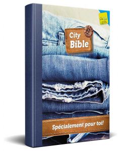 French New Testament Bible Jeans Cover