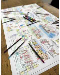 Giant Bible Coloring Page Dutch | 100 x 61cm