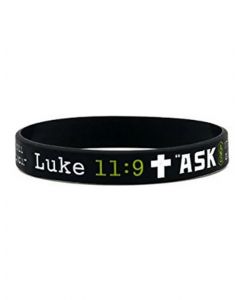 Wristband Luke 11:9