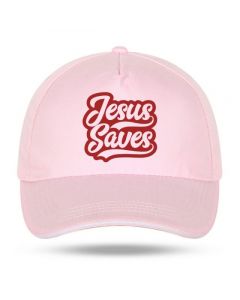 Jesus Saves Cap Pink
