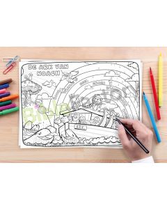 Noah and the Ark 2 | 10x Coloring page A4