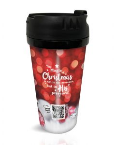 Double-walled Coffee Mug with design - The Magic of Christmas