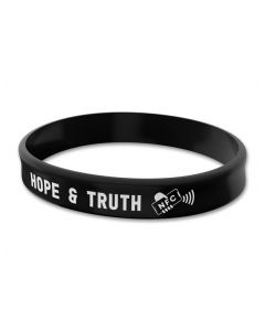 Wristband NFC Wireless Bible App-Black