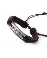 I love Jesus Bracelet Leather_extra 2.jpg I love Jesus Bracelet Leather Black-Brown
