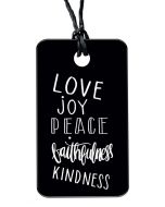 Love Joy Peace | Necklace with Qr-code Bible App