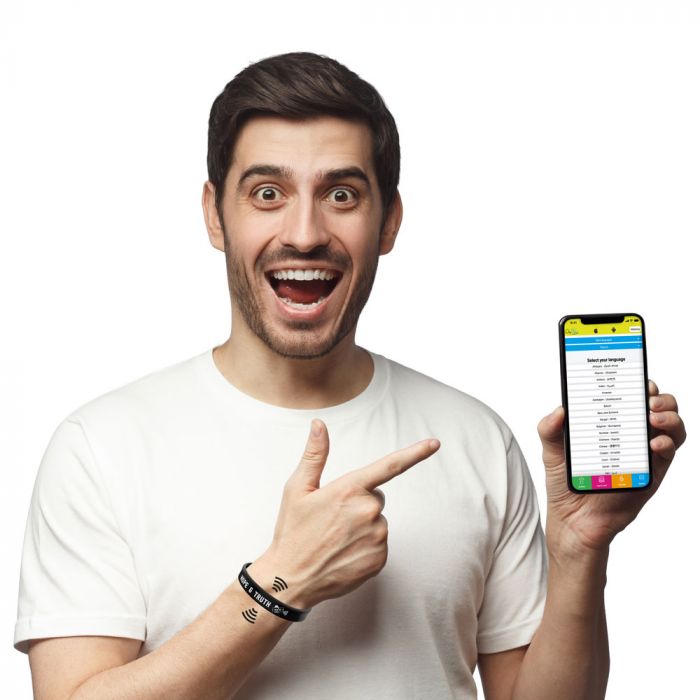 Wristband NFC Wireless Bible App