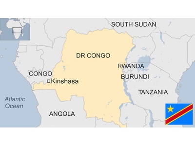 DR Congo map
