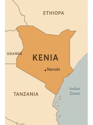 Kenia map