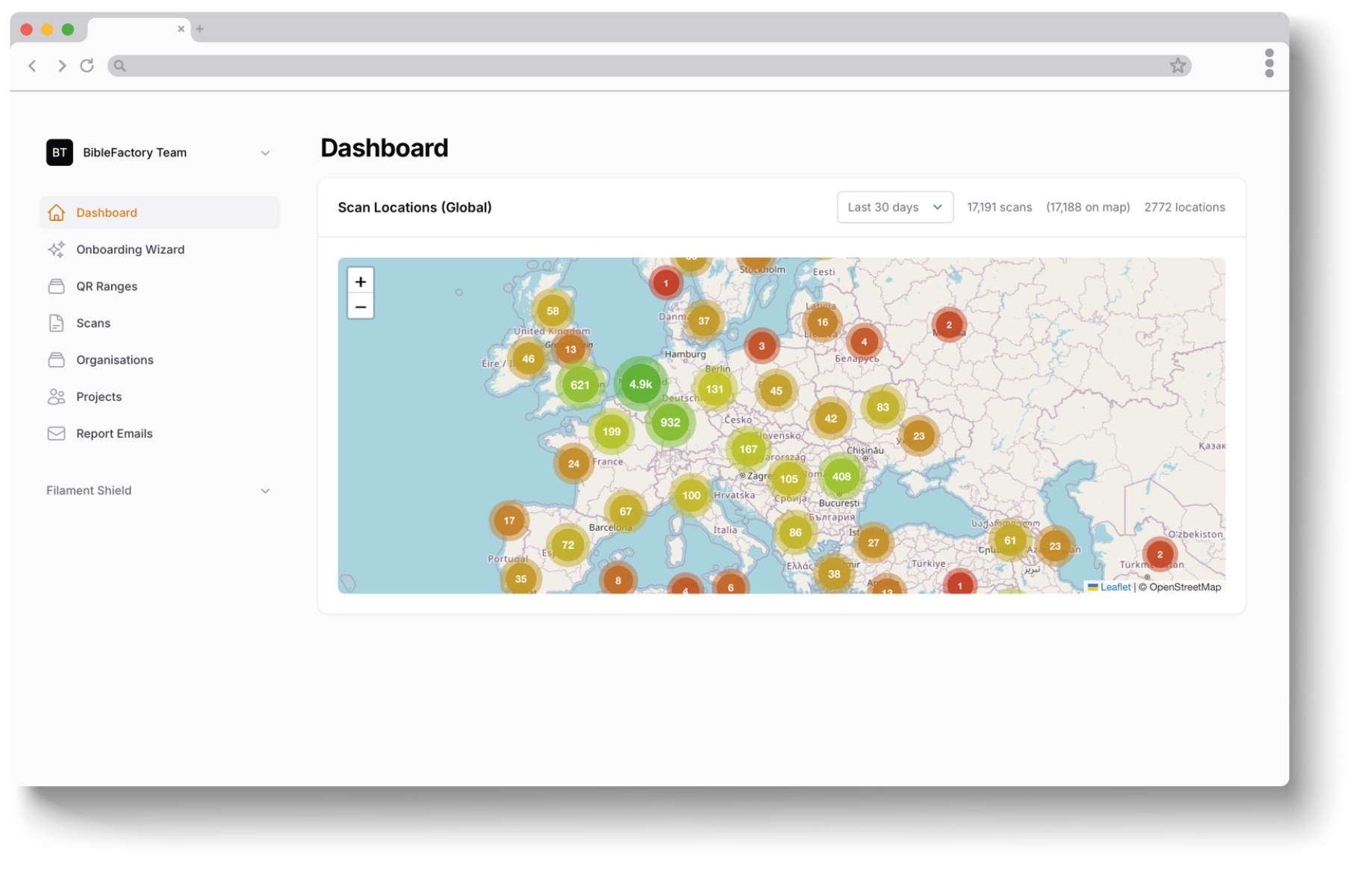 Maps With Location Scans