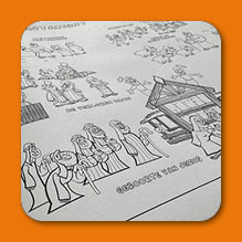 Giant Bible Coloring Page